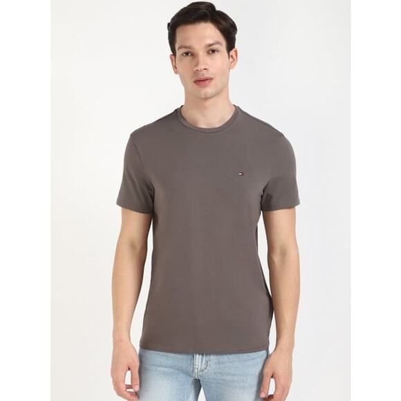 Tommy Hilfiger - Slim Fit T-Shirt - Medium - Shady Stone -  NWT & PACKAGING - Picture 2 of 8